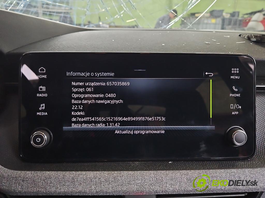 Skoda Kamiq 1.0 TSI 116 hp automatic 85 kW 999 cm3 5- Radio továrna: 657035869