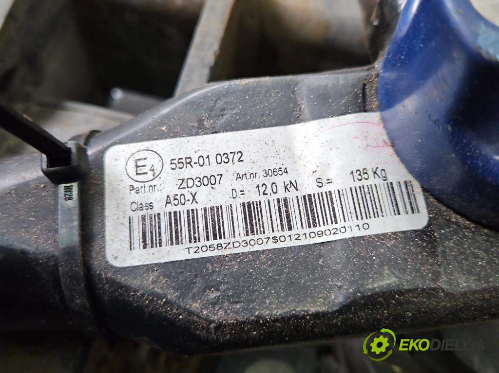 Bmw 5 G30 2017-2024 2.0d 190 HP automatic 140 kW 1995 cm3 4- Hák: vlečení:  (Ťažné zariadenie)