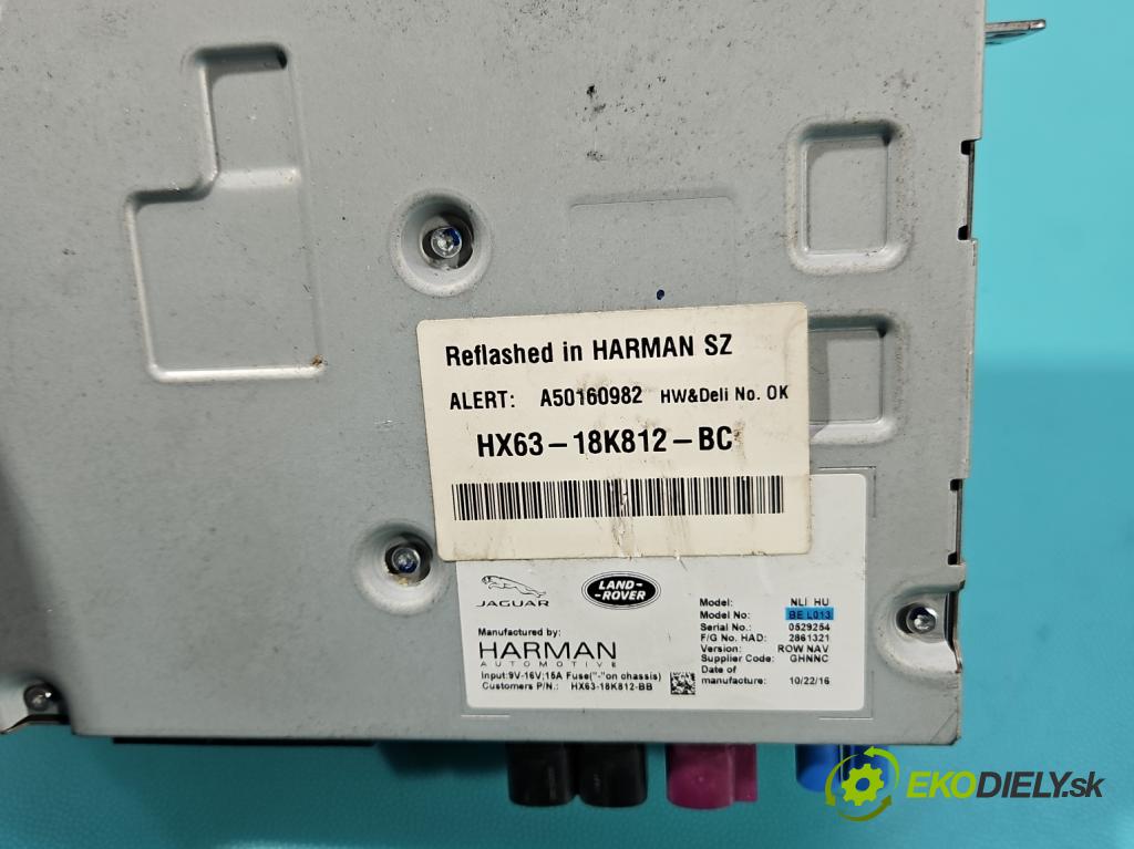 Land rover Discovery Sport 2014-2019 L550 2.0d 150 hp automatic 110 kW 1999 cm3 5- Radio továrna: HX63-18K812-BC