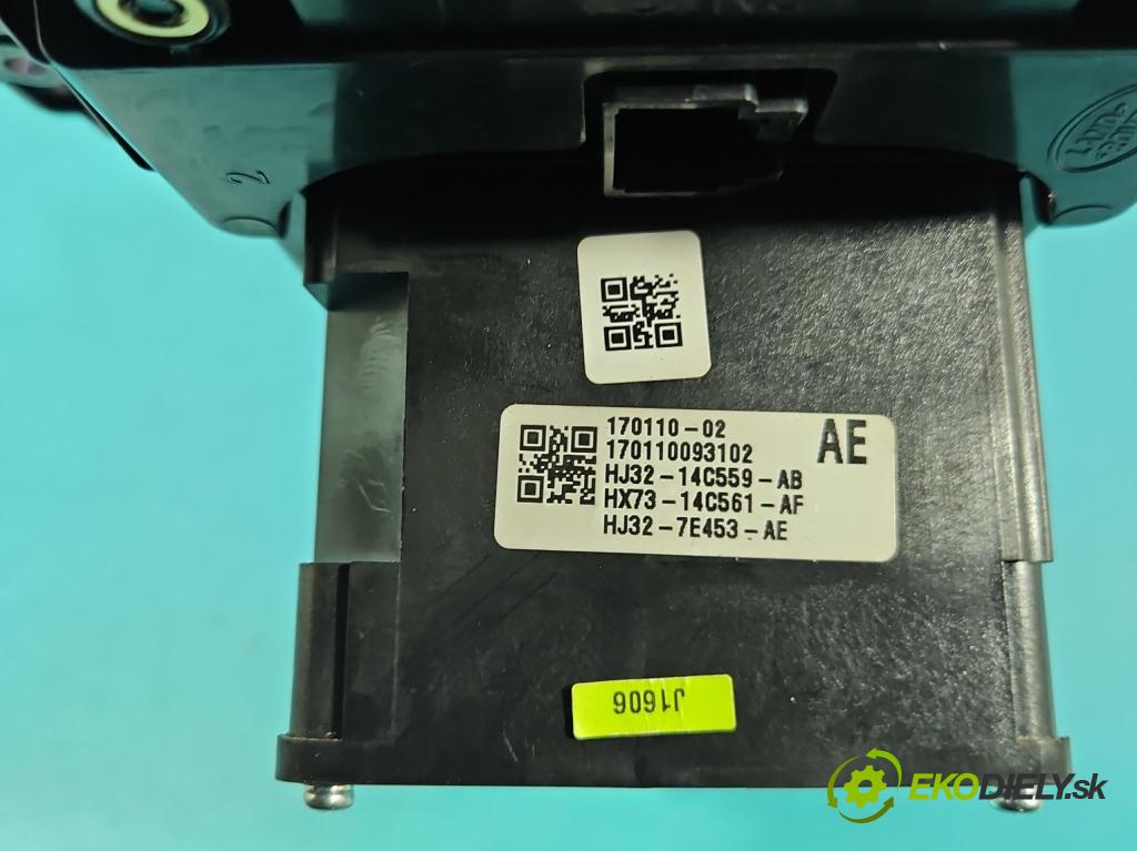 Land rover Discovery Sport 2014-2019 L550 2.0d 150 HP automatic 110 kW 1999 cm3 5- Páka: Změny: stupeň,rýchlosť HJ32-14C559-AB (Rýchlostná páka (kulisa))