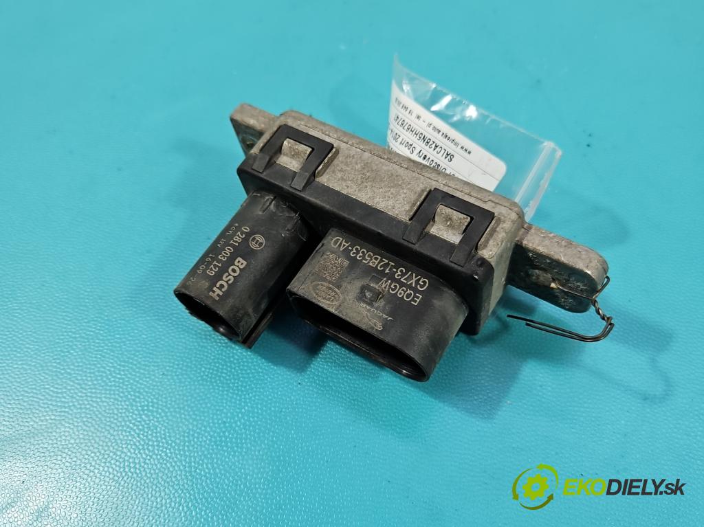 Land rover Discovery Sport 2014-2019 L550 2.0d 150 HP automatic 110 kW 1999 cm3 5- Relé: svíčky: zařicích: 0281003129 (Relé)