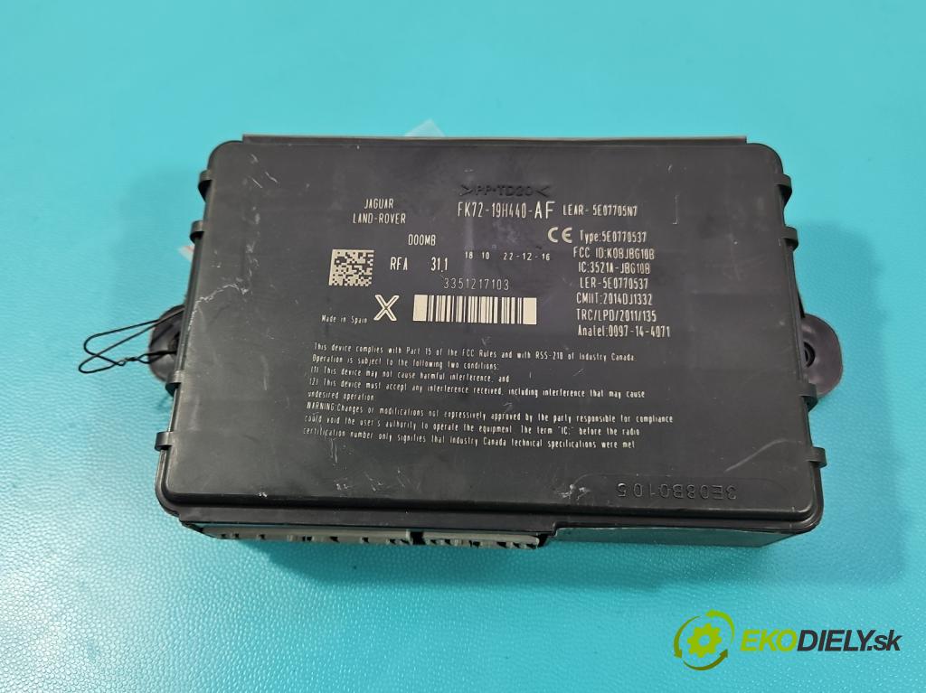 Land rover Discovery Sport 2014-2019 L550 2.0d 150 HP automatic 110 kW 1999 cm3 5- riadiaca jednotka ostatné FK72-19H440-AF