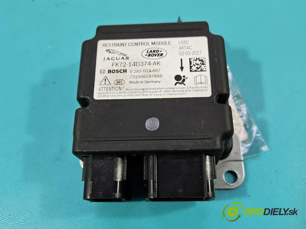 Land rover Discovery Sport 2014-2019 L550 2.0d 150 HP automatic 110 kW 1999 cm3 5- riadiaca jednotka vankúše: FK72-14D374-AK