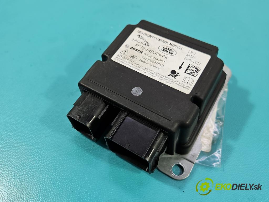 Land rover Discovery Sport 2014-2019 L550 2.0d 150 HP automatic 110 kW 1999 cm3 5- riadiaca jednotka vankúše: FK72-14D374-AK