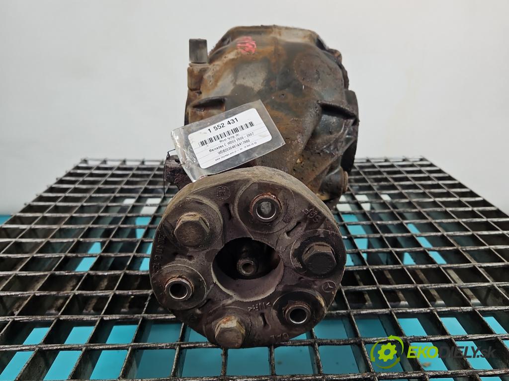 Mercedes C W203 2000-2007 1.8 kompressor 143 hp manual 105 kW 1796 cm3 4- diferenciál zadní A069173