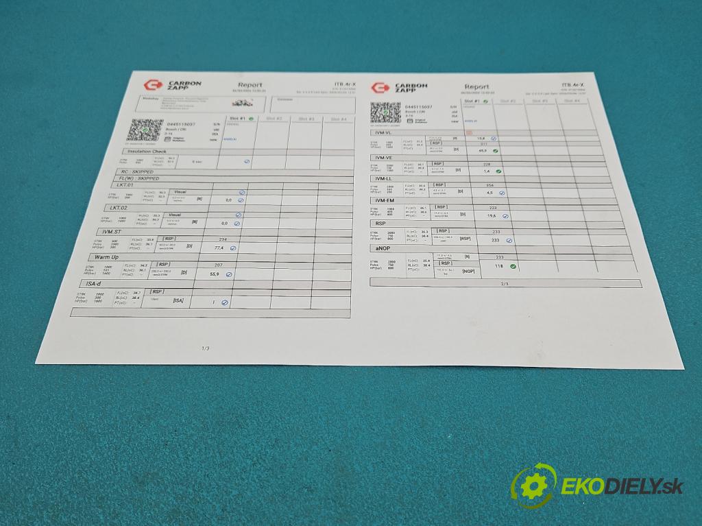 Audi A6 C6 2004-2011 3.0 tdi 232KM automatic 171 kW 2967 cm3 5- vstrek 0445115037 (Vstrekovač paliva)