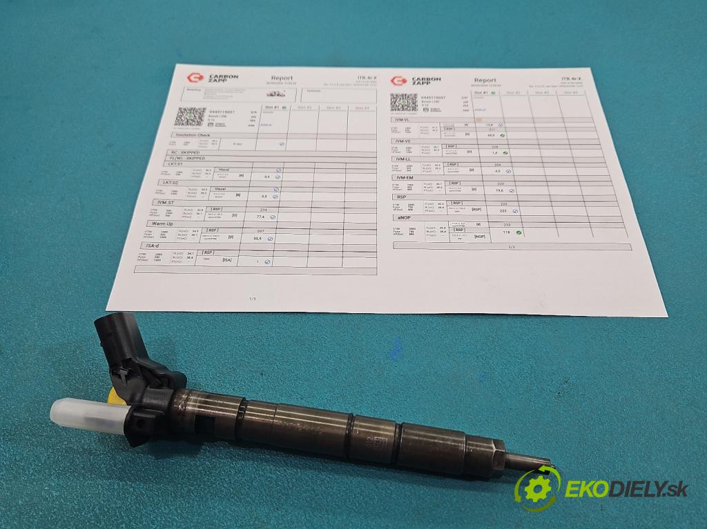 Audi A6 C6 2004-2011 3.0 tdi 232KM automatic 171 kW 2967 cm3 5- vstrek 0445115037 (Vstrekovač paliva)