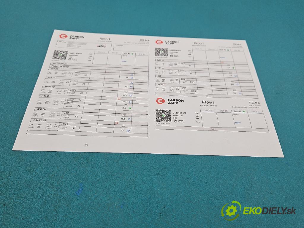 Audi A6 C6 2004-2011 3.0 tdi 232KM automatic 171 kW 2967 cm3 5- vstrek 0445115037 (Vstrekovač paliva)