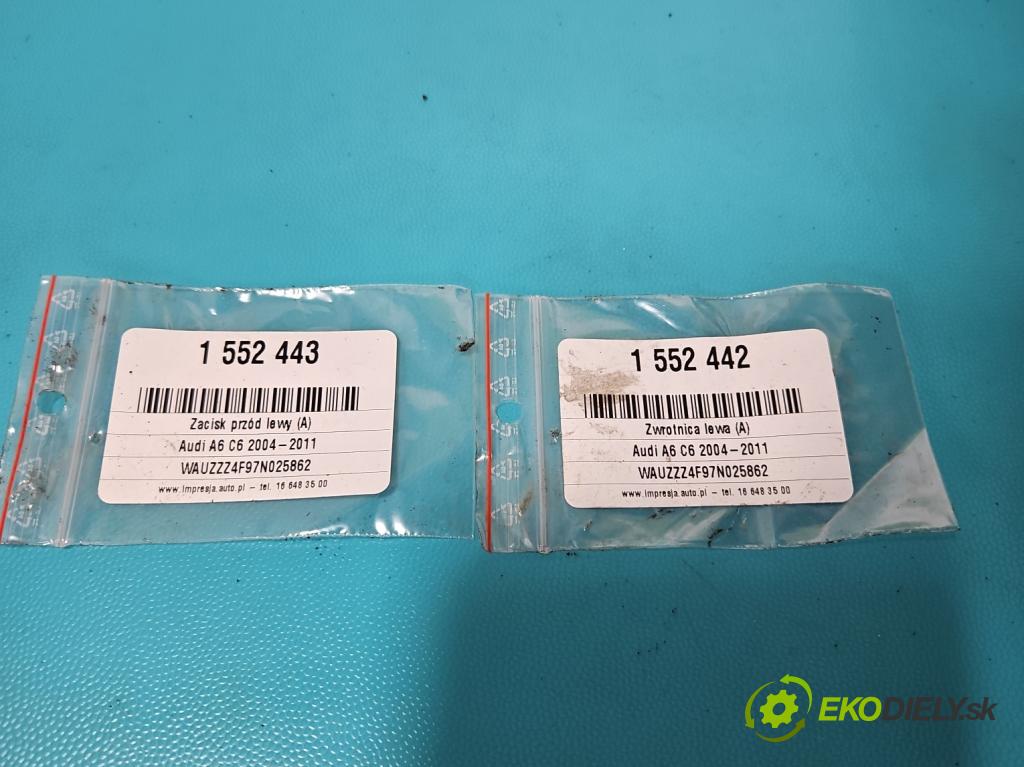 Audi A6 C6 2004-2011 3.0 tdi 232KM automatic 171 kW 2967 cm3 5- brzdič přední levý  (Klika dveří ostatní)