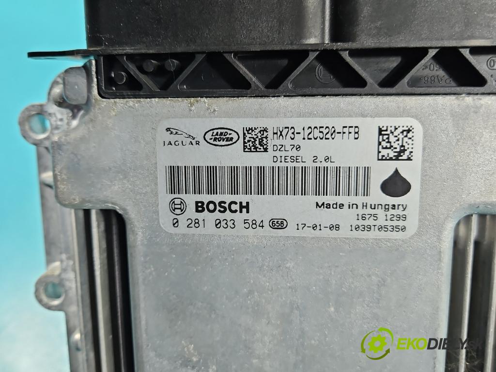 Land rover Discovery Sport 2014-2019 L550 2.0d 150 hp automatic 110 kW 1999 cm3 5- řídící jednotka motoru 0281033584