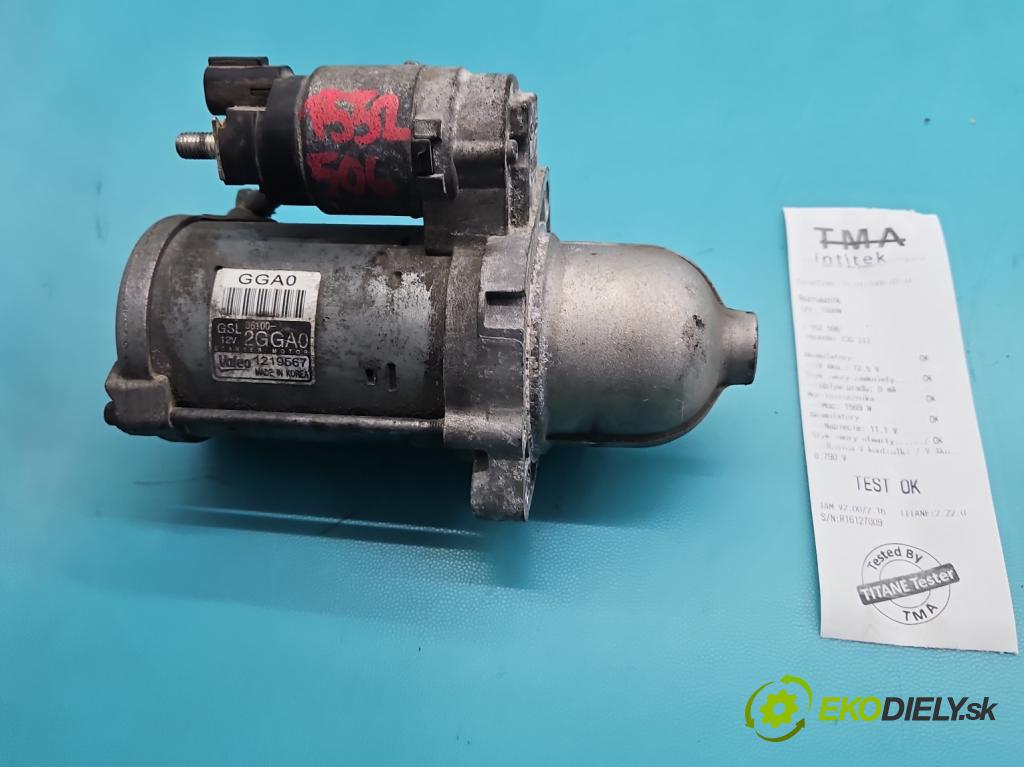 Hyundai I30 III 2016- 2.0 16V 280KM: automatic 206 kW 1998 cm3 5- štartér 36100-2GGA0 (Štartér)