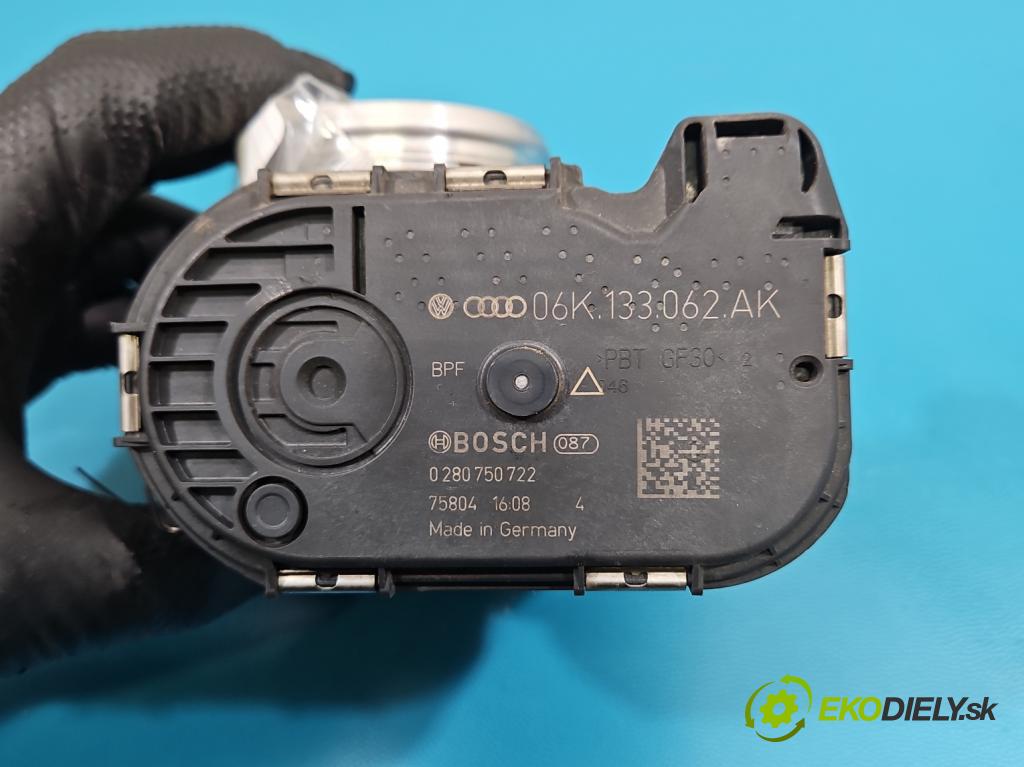 Audi A4 B9 2015-2024 2.0 TFSI 252KM automatic 185 kW 1984 cm3 4- klapka 0280750722 (Škrtiaca klapka)