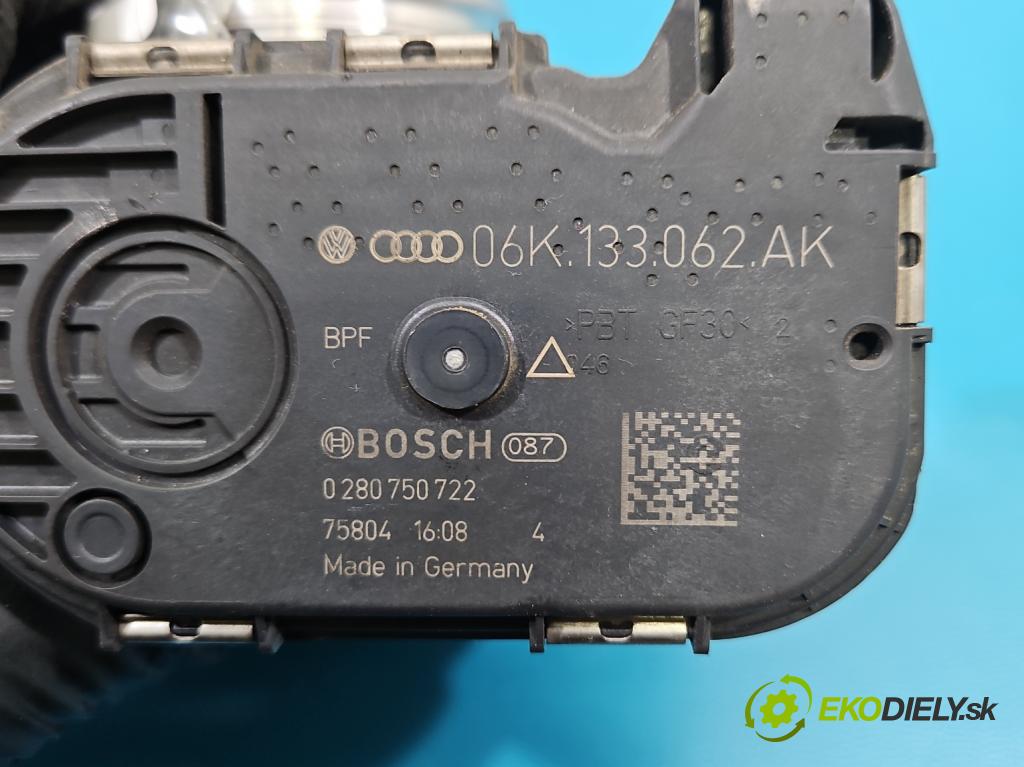 Audi A4 B9 2015-2024 2.0 TFSI 252KM automatic 185 kW 1984 cm3 4- klapka 0280750722 (Škrtiaca klapka)