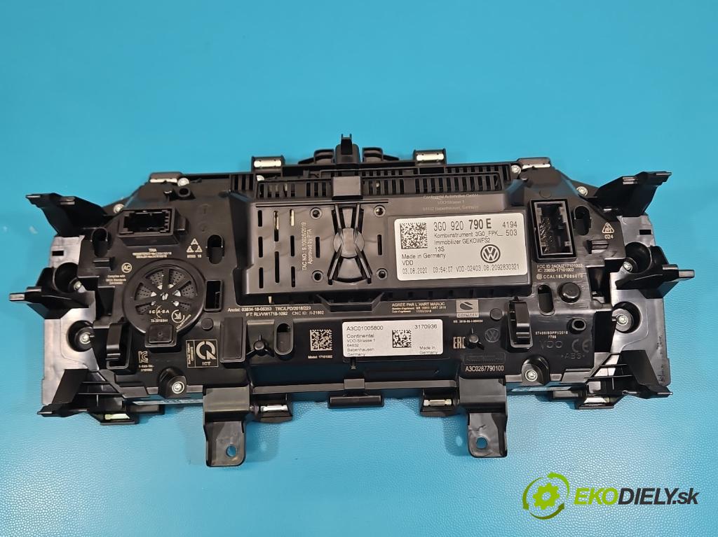 Vw Tiguan II 2016-2024 1.5 TSI 150 HP automatic 110 kW 1498 cm3 5- prístrojovka/ budíky 3G0920790E (Prístrojová doska)