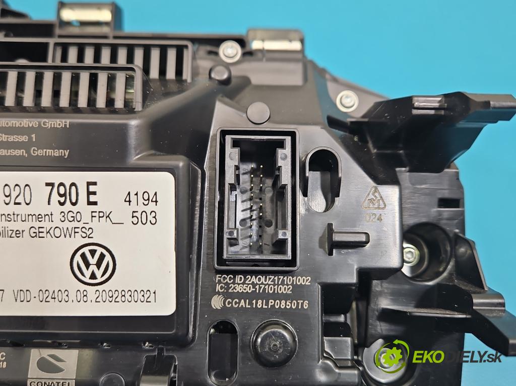 Vw Tiguan II 2016-2024 1.5 TSI 150 HP automatic 110 kW 1498 cm3 5- prístrojovka/ budíky 3G0920790E (Prístrojová doska)