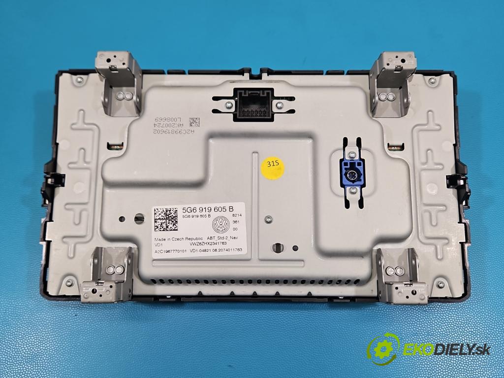 Vw Tiguan II 2016-2024 1.5 TSI 150 HP automatic 110 kW 1498 cm3 5- Zobrazit: 5G6919605B (Prístrojová doska)