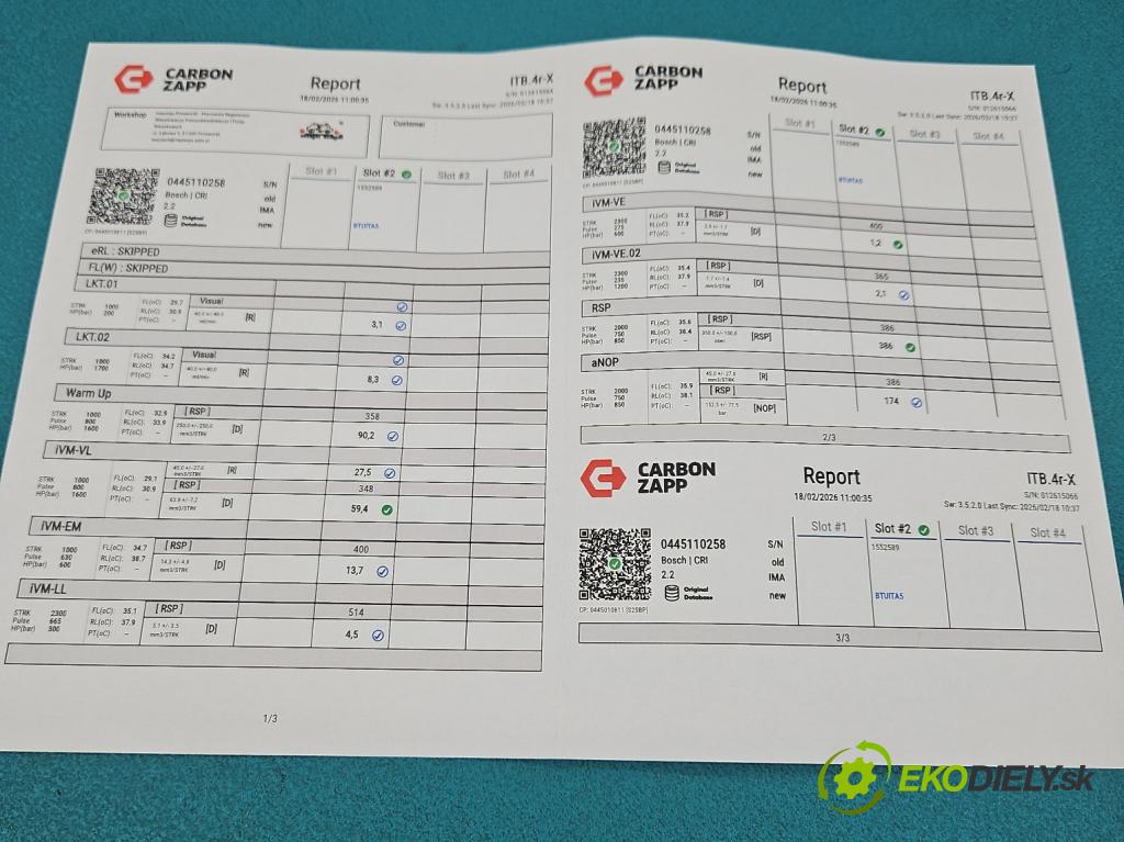 Kia Ceed I 2006-2012 2.0 crdi 140 HP manual 103 kW 1991 cm3 5- vstrek 0445110258 (Vstrekovač paliva)