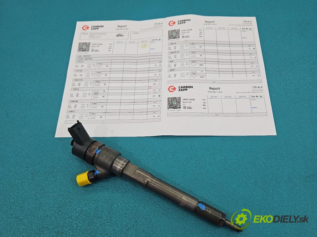 Kia Ceed I 2006-2012 2.0 crdi 140 hp manual 103 kW 1991 cm3 5- vstřikovač 0445110258 (Vstřikovač paliva)