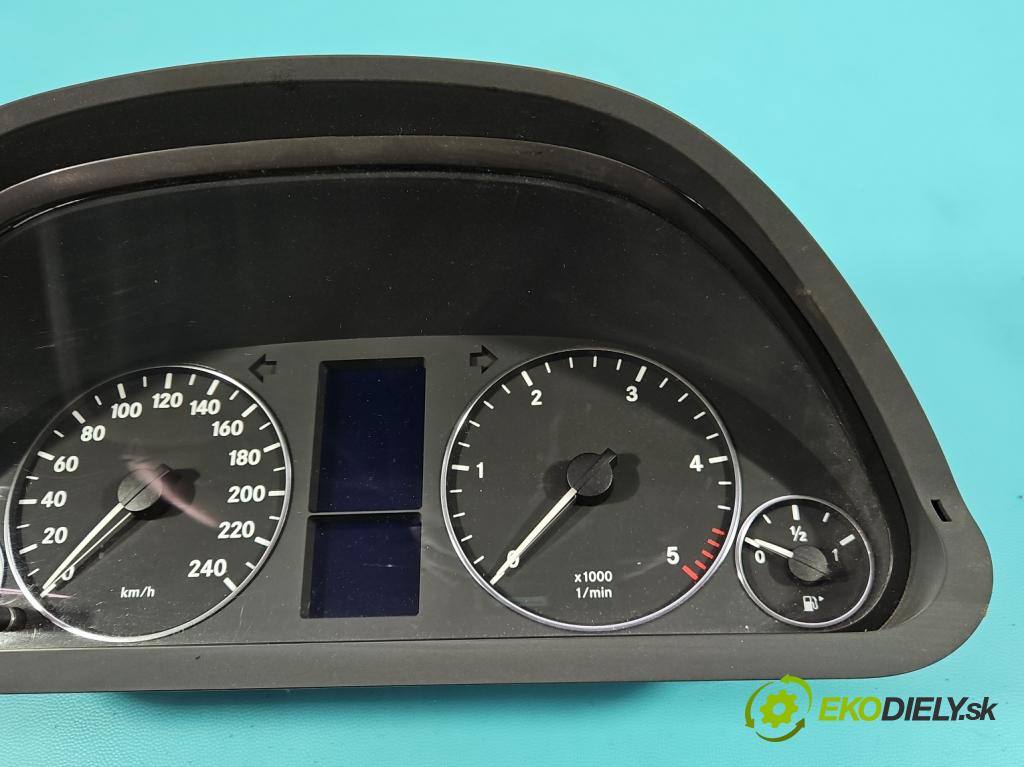 Mercedes A W169 2004-2012 2.0 CDI 82 HP manual 60 kW 1999 cm3 5- prístrojovka/ budíky A1695400848 (Prístrojová doska)