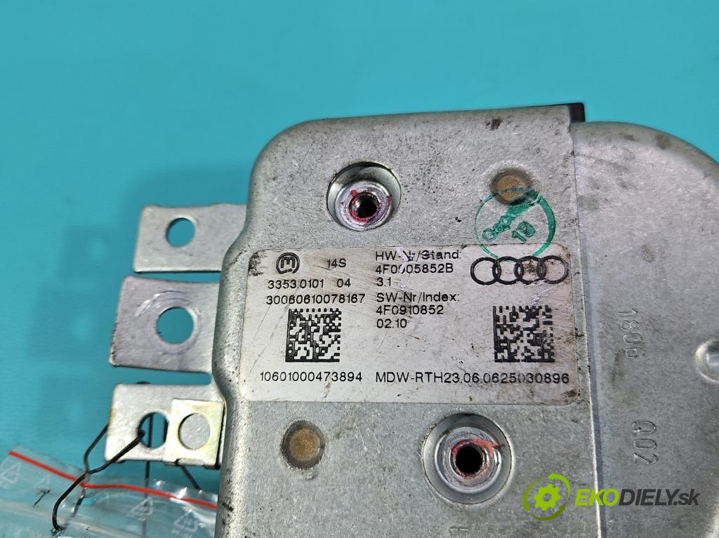 Audi A6 C6 2004-2011 3.0 tdi 232KM automatic 171 kW 2967 cm3 5- Blokáda: řízení: 4F0905852B (Riadenie ostatné)