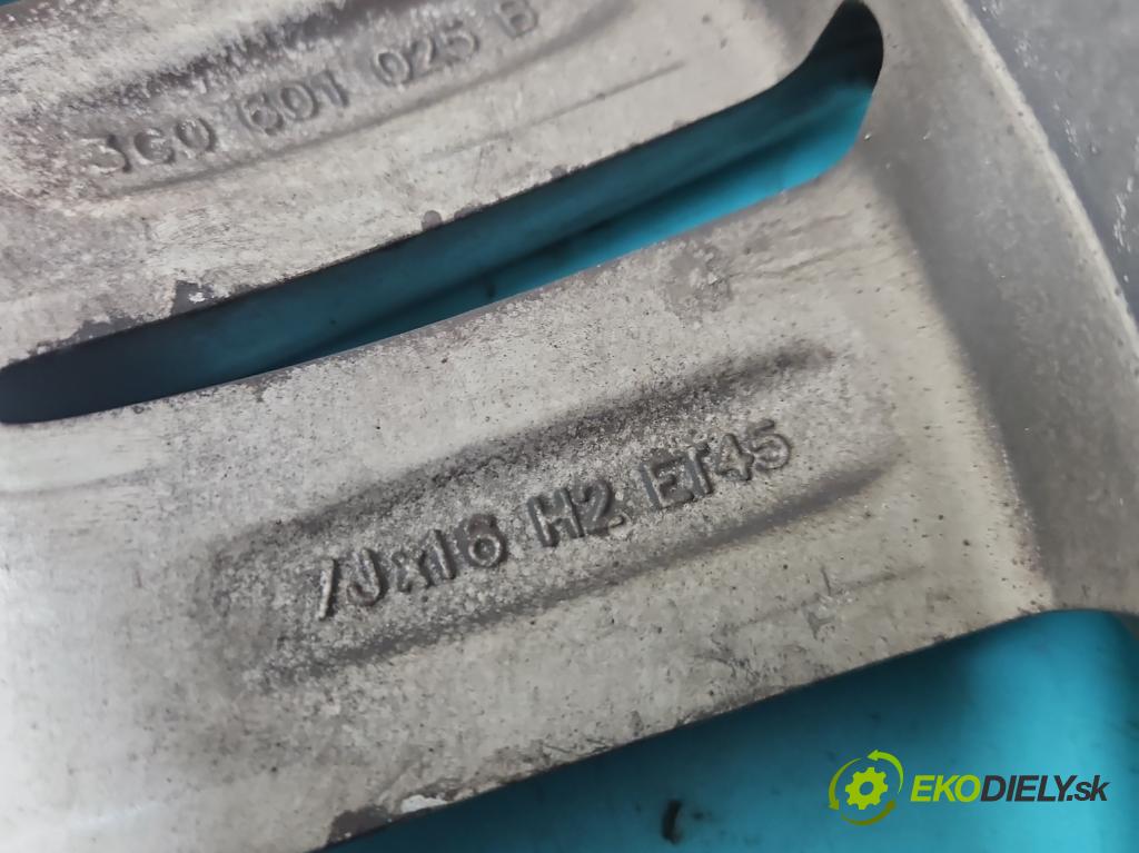 Vw Passat B6 2005-2010 2.0 FSI 150 hp manual 110 kW 1984 cm3 4- Felga hliník 16" komplet 3C0601025B