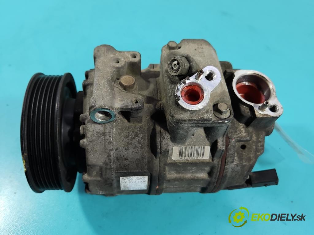 Vw Golf V 2003-2009 1.4 FSI 90 HP manual 66 kW 1390 cm3 5- Kompresor: klimatizácie 1K0820803P (Kompresor klimatizácie)