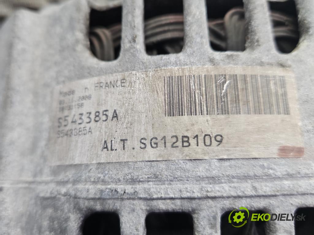 Renault Scenic II 2003-2009 1.9d 120 hp manual 88 kW 1870 cm3 5- Alternator S543385A (Alternátor)