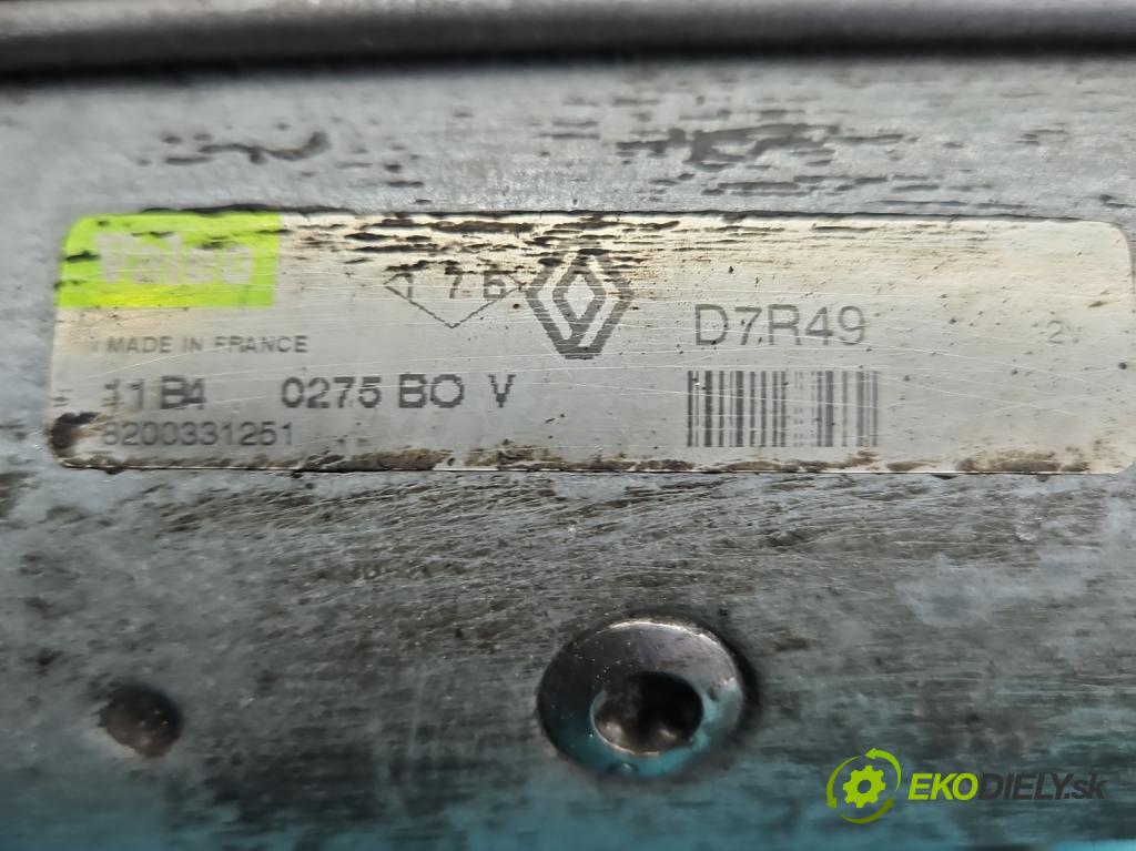 Renault Scenic II 2003-2009 1.9d 120 hp manual 88 kW 1870 cm3 5- startér: 8200331251 (Startér)