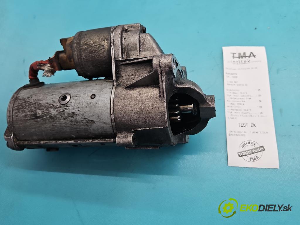 Renault Scenic II 2003-2009 1.9d 120 HP manual 88 kW 1870 cm3 5- štartér 8200331251 (Štartér)