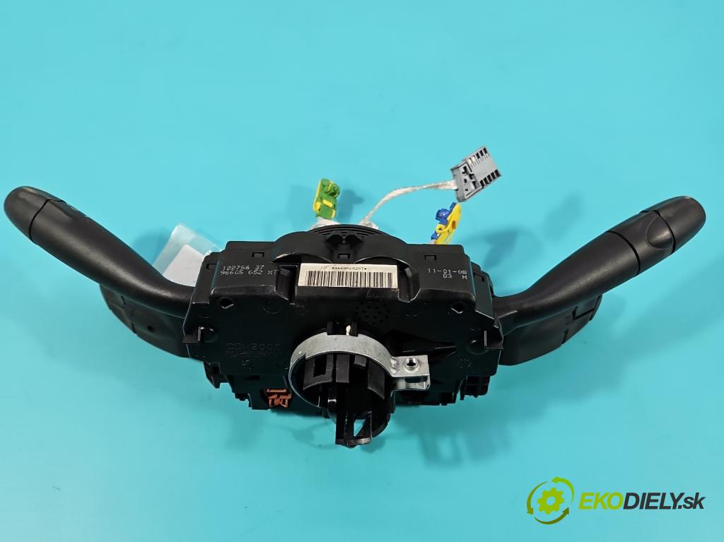 Peugeot 307 2.0 hdi 109 HP manual 80 kW 1997 cm3 5- prepínač komplex: 96605652XT (Prepínacie páčky pod volantom)