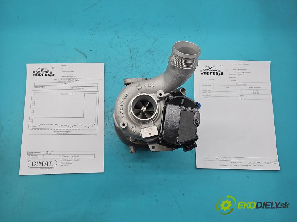 Audi A6 C6 2004-2011 3.0 tdi 232KM automatic 171 kW 2967 cm3 5- Turbodmychadlo repasováno BV50-0054