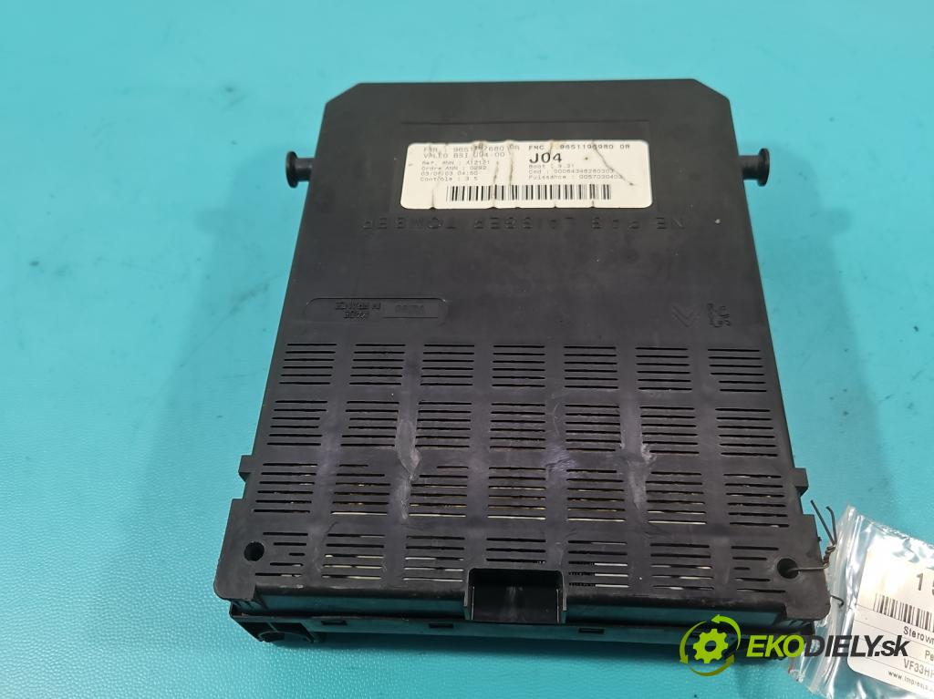 Peugeot 307 2.0 hdi 109 hp manual 80 kW 1997 cm3 5- řídící jednotka 9651196980