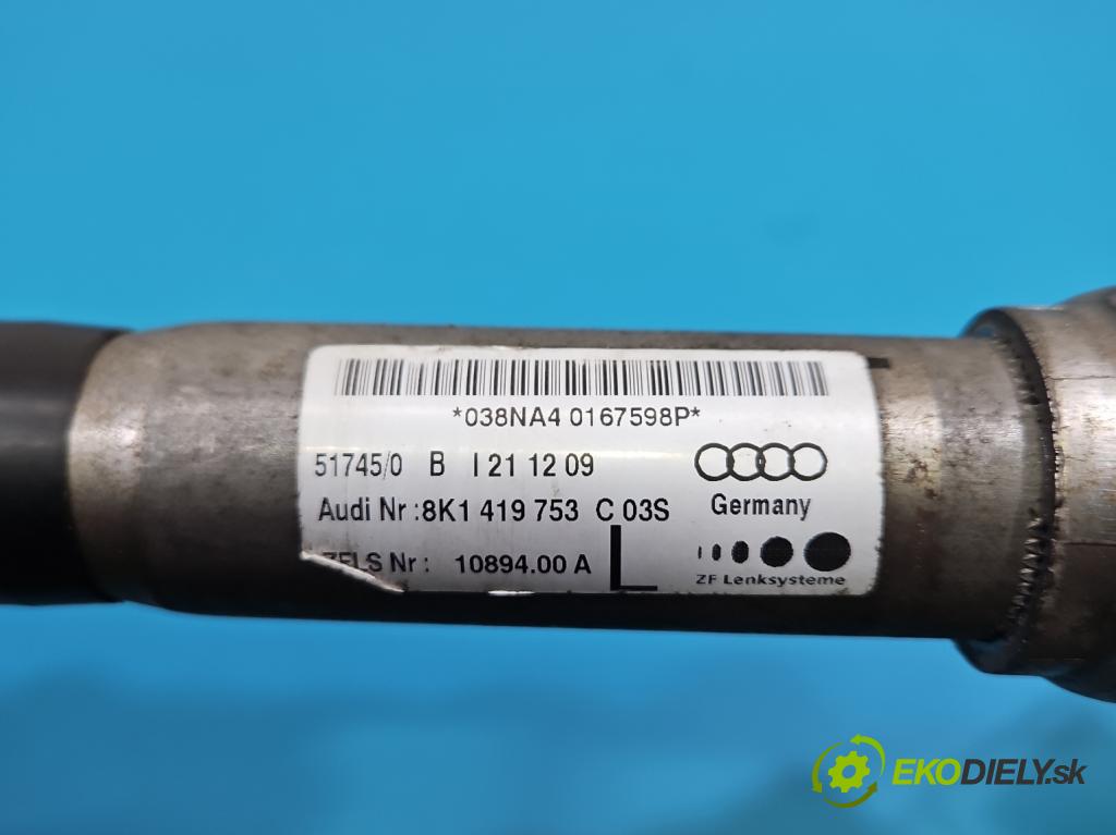 Audi A4 B8 2007-2015 2.0 tdi 136 HP manual 100 kW 1968 cm3 4- Stĺpik volant 8K1419753C (Tyč riadenia (volantu))