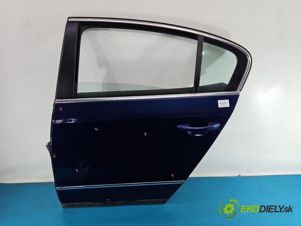 Vw Passat B6 2005-2010 2.0 FSI 150 HP manual 110 kW 1984 cm3 4- dvere zadné ľavé  (Kľučka dverí ostatné)