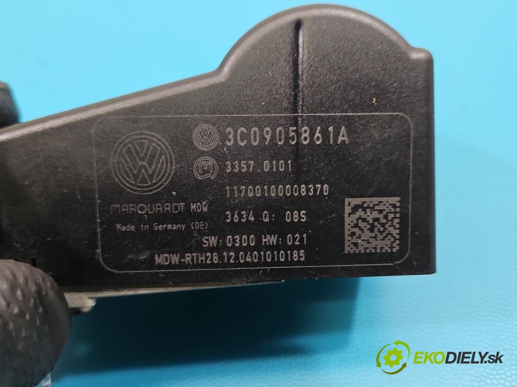 Vw Passat B6 2005-2010 2.0 FSI 150 HP manual 110 kW 1984 cm3 4- Blokáda: řízení: 3C0905861A (Riadenie ostatné)