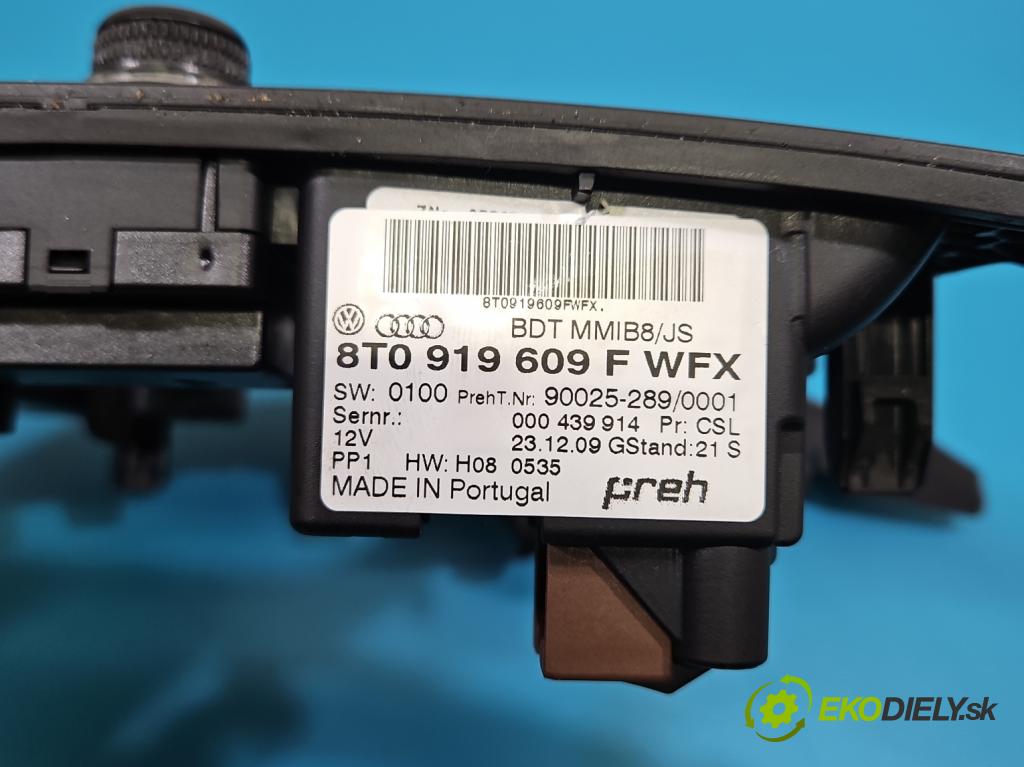 Audi A4 B8 2007-2015 2.0 tdi 136 HP manual 100 kW 1968 cm3 4- prepínač rádio: navigácie 8T0919609F
