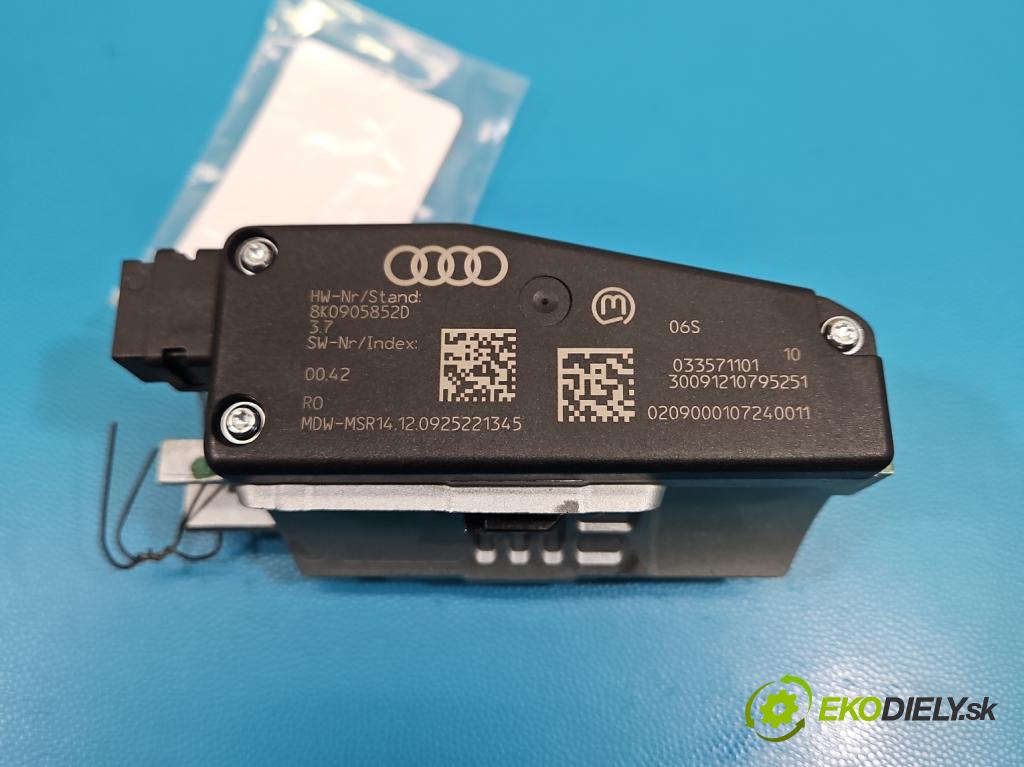 Audi A4 B8 2007-2015 2.0 tdi 136 HP manual 100 kW 1968 cm3 4- Blokáda: řízení: 8K0905852D (Riadenie ostatné)
