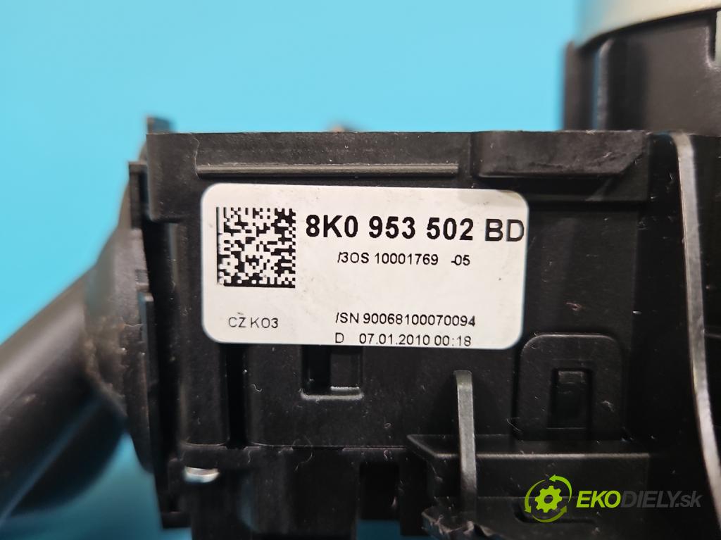Audi A4 B8 2007-2015 2.0 tdi 136 HP manual 100 kW 1968 cm3 4- prepínač komplex: 8K0953502BD (Prepínacie páčky pod volantom)