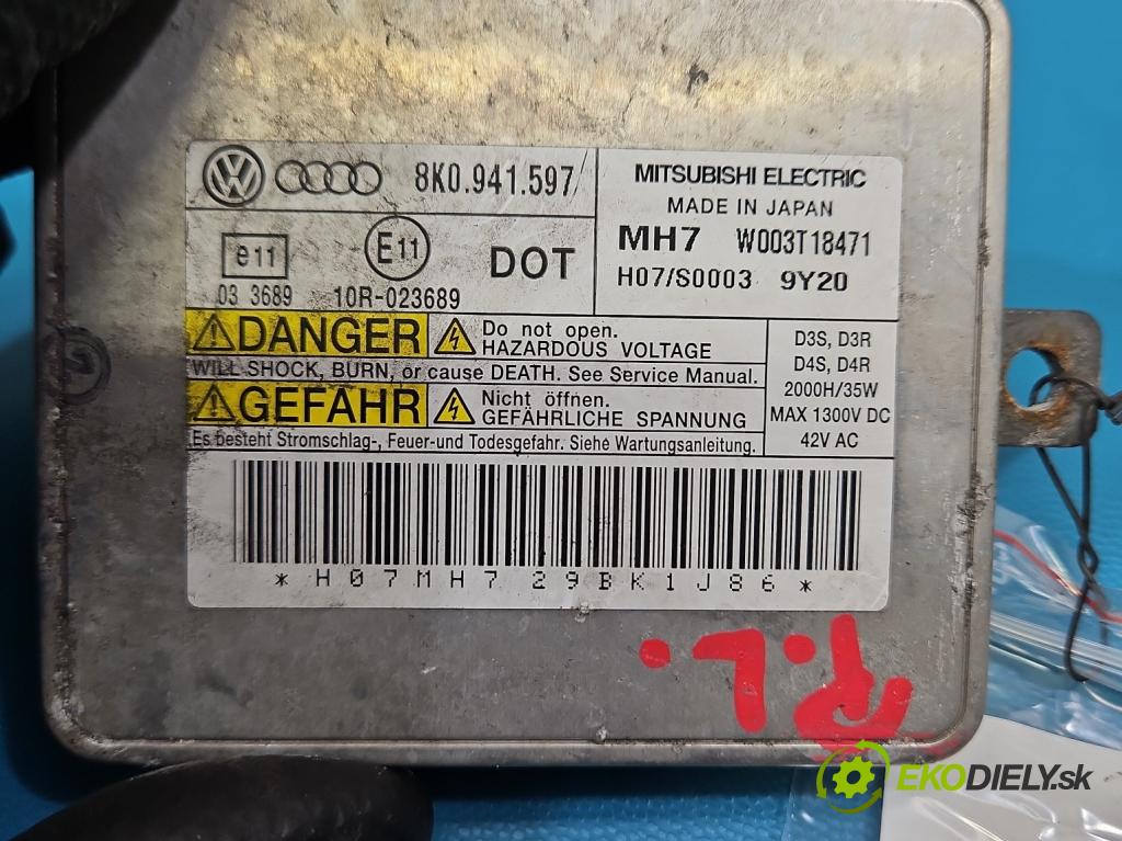 Audi A4 B8 2007-2015 2.0 tdi 136 HP manual 100 kW 1968 cm3 4- střídač: xenon 8K0941597 (Riadiaca jednotka xenónu)