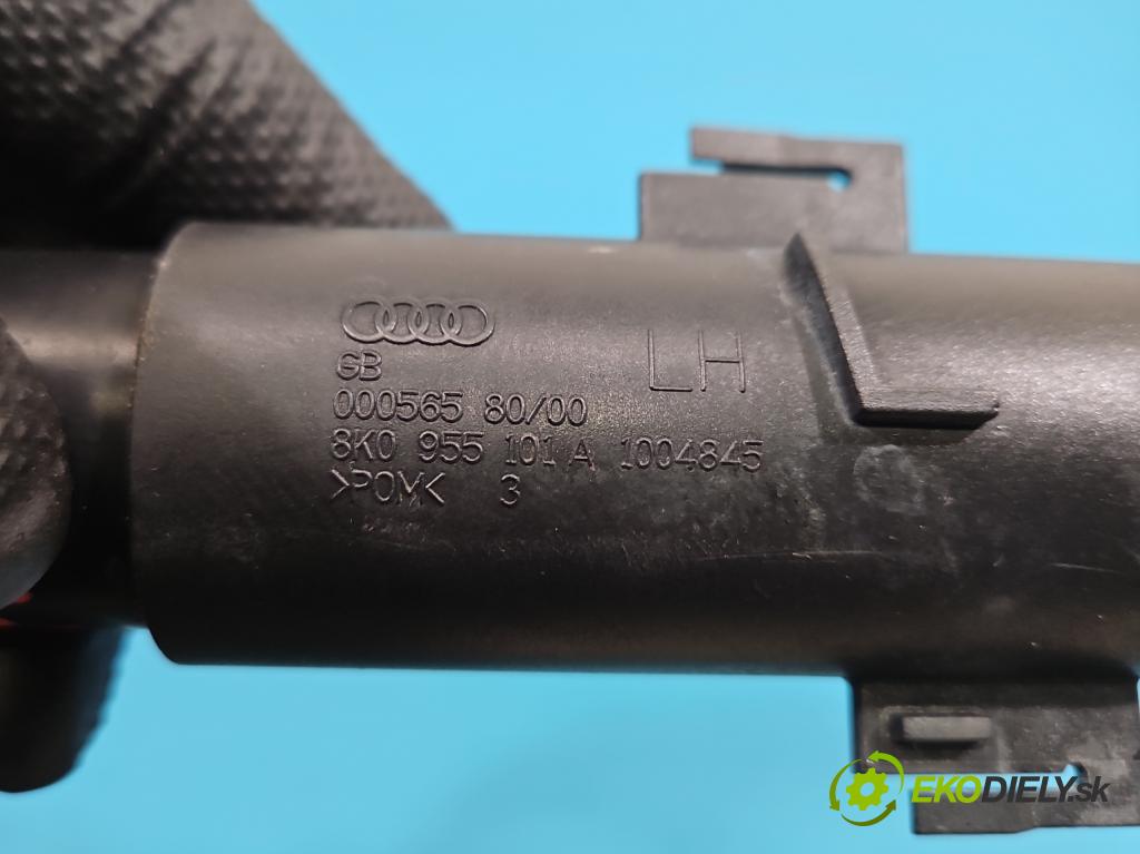 Audi A4 B8 2007-2015 2.0 tdi 136 HP manual 100 kW 1968 cm3 4- ostrekovač reflektor: ľavý 8K0955101A (Motorček ostrekovačov)