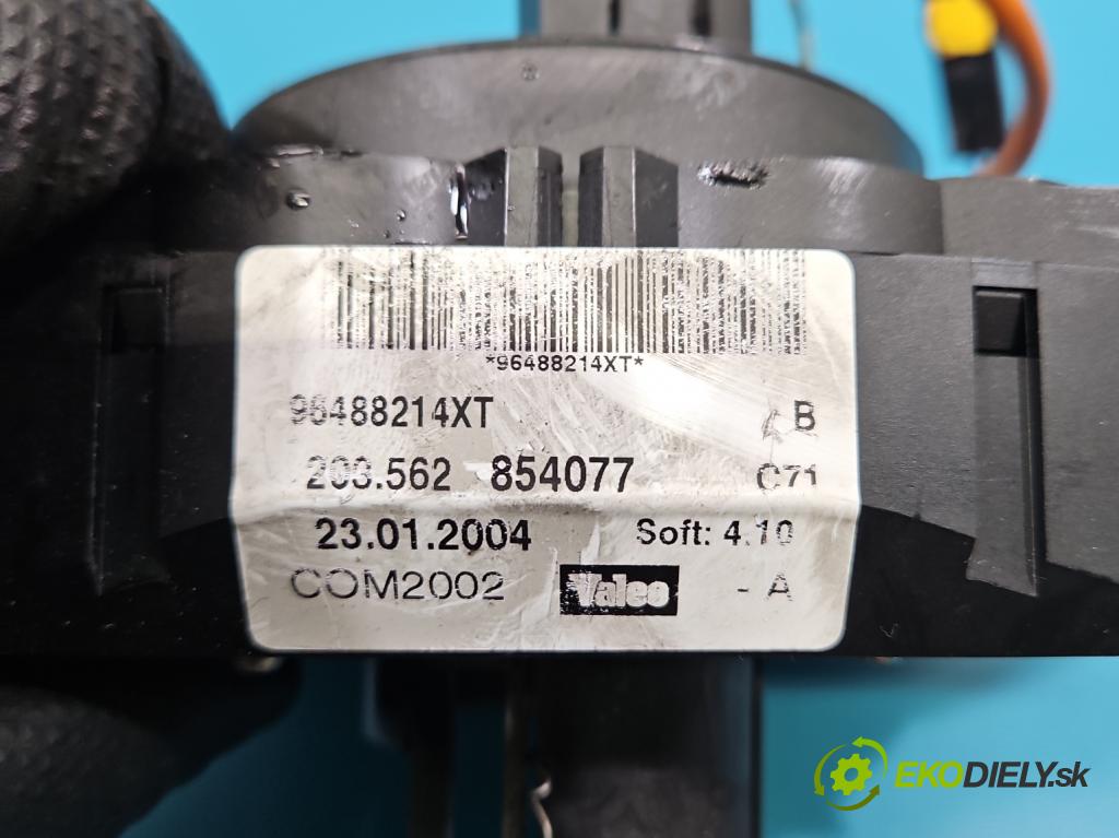 Citroen C3 I 2002-2009 1.4 hdi 90 HP manual 66 kW 1398 cm3 5- prepínač komplex: 96488214XT (Prepínacie páčky pod volantom)