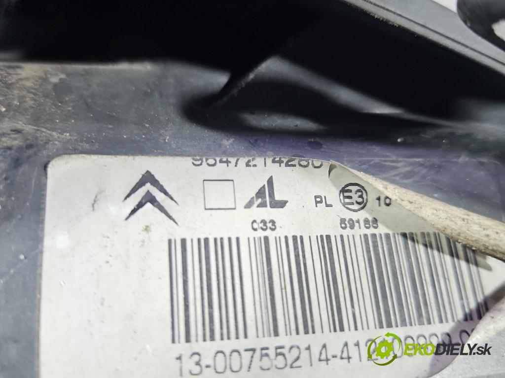 Citroen C3 I 2002-2009 1.4 hdi 90 hp manual 66 kW 1398 cm3 5- světlo levý 9647214280 (Klika dveří ostatní)