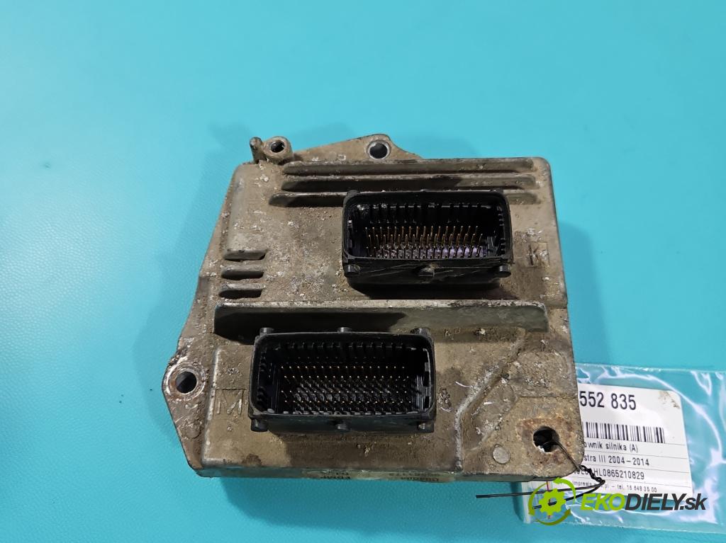 Opel Astra III 2004-2014 1.6 16V 105 hp manual 77 kW 1598 cm3 3- řídící jednotka motoru 55561172