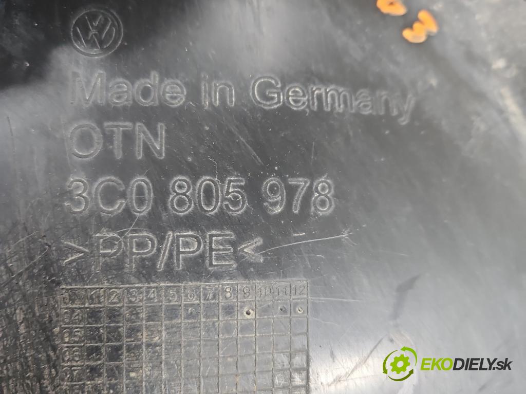 Vw Passat B6 2005-2010 2.0 FSI 150 HP manual 110 kW 1984 cm3 4- Blatník: predné pravé 3C0805978