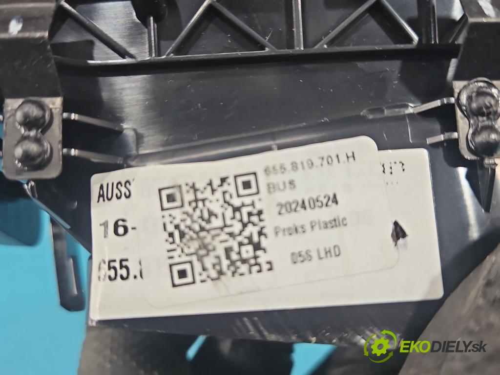 Skoda Kamiq 1.0 TSI 116 hp automatic 85 kW 999 cm3 5- lišta ozdobná interiéry: 655819701H