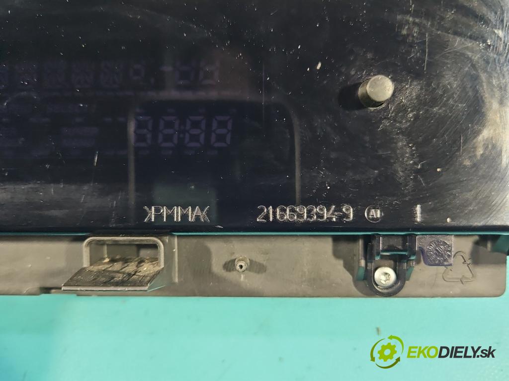 Renault Scenic II 2003-2009 1.6 16V 113 HP manual 83 kW 1598 cm3 5- prístrojovka/ budíky P8200365607E (Prístrojová doska)