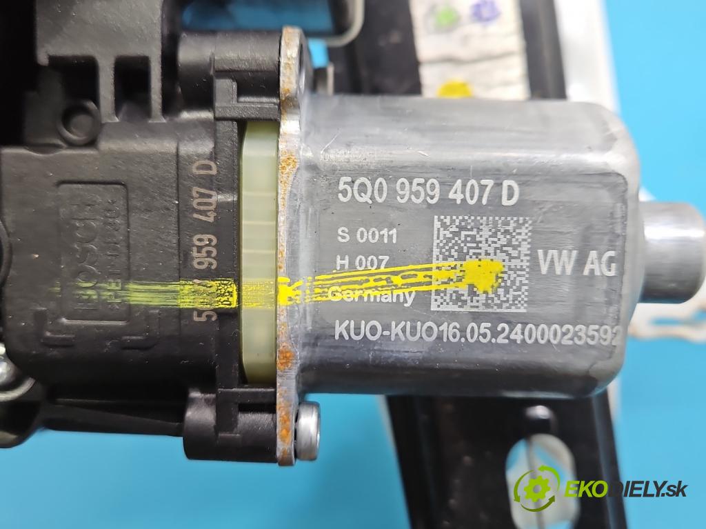 Skoda Kamiq 1.0 TSI 116 HP automatic 85 kW 999 cm3 5- mechanizmus okna zadné ľavý 5Q0959407D