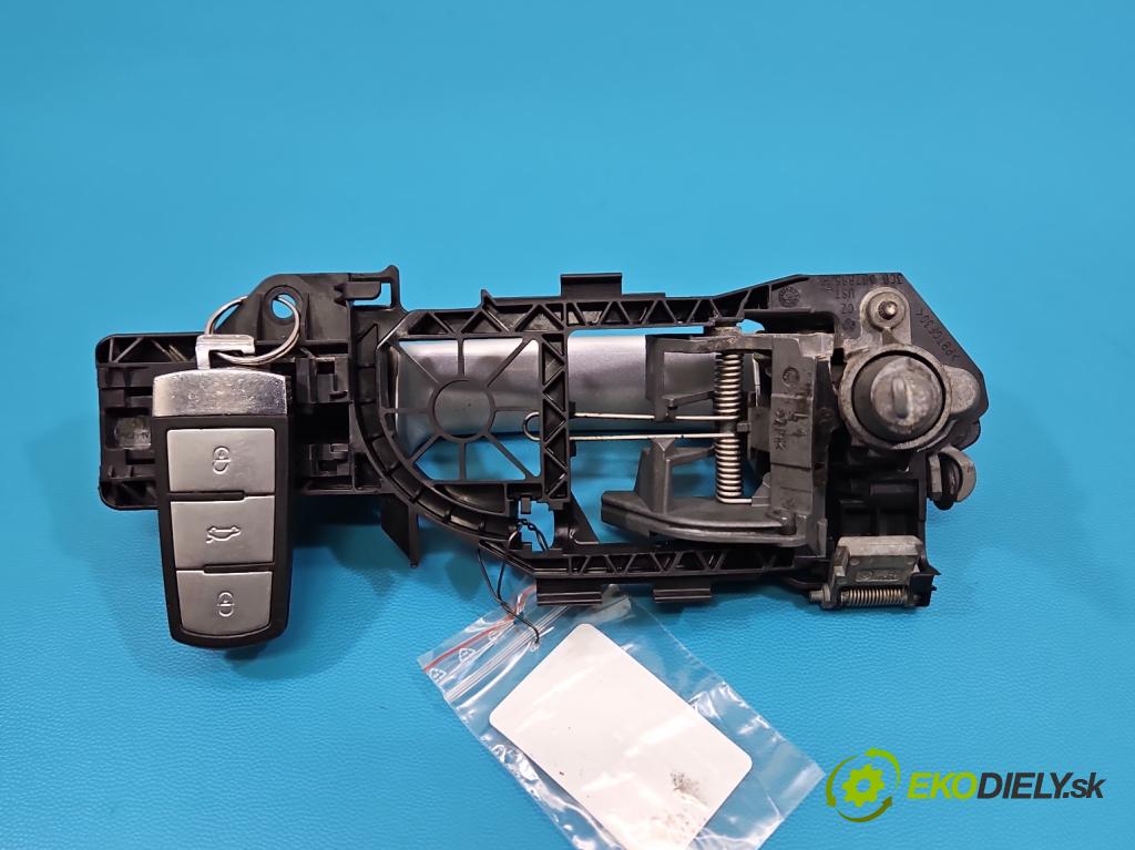 Vw Passat B6 2005-2010 2.0 tdi 140 HP automatic 103 kW 1968 cm3 5- rukoväť predné ľavé mimo: 3C0837885H (Kľučka dverí vonkajšia predná ľavá)