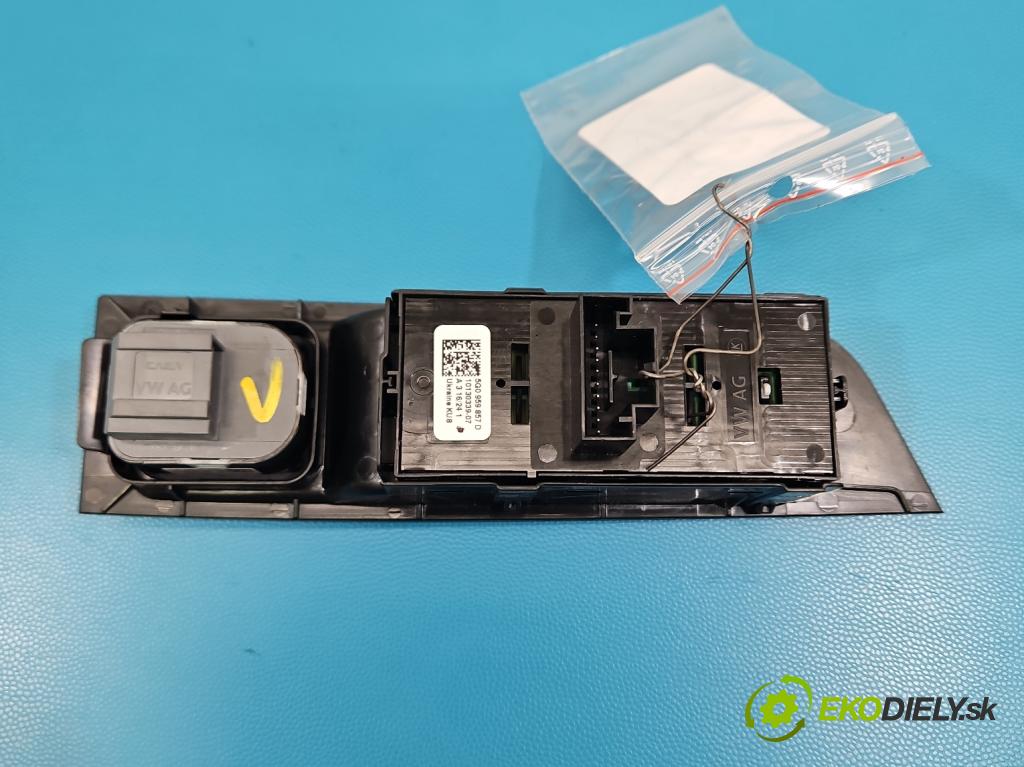 Skoda Kamiq 1.0 TSI 116 HP automatic 85 kW 999 cm3 5- prepínač okien spätných zrkadiel 5G0959857D