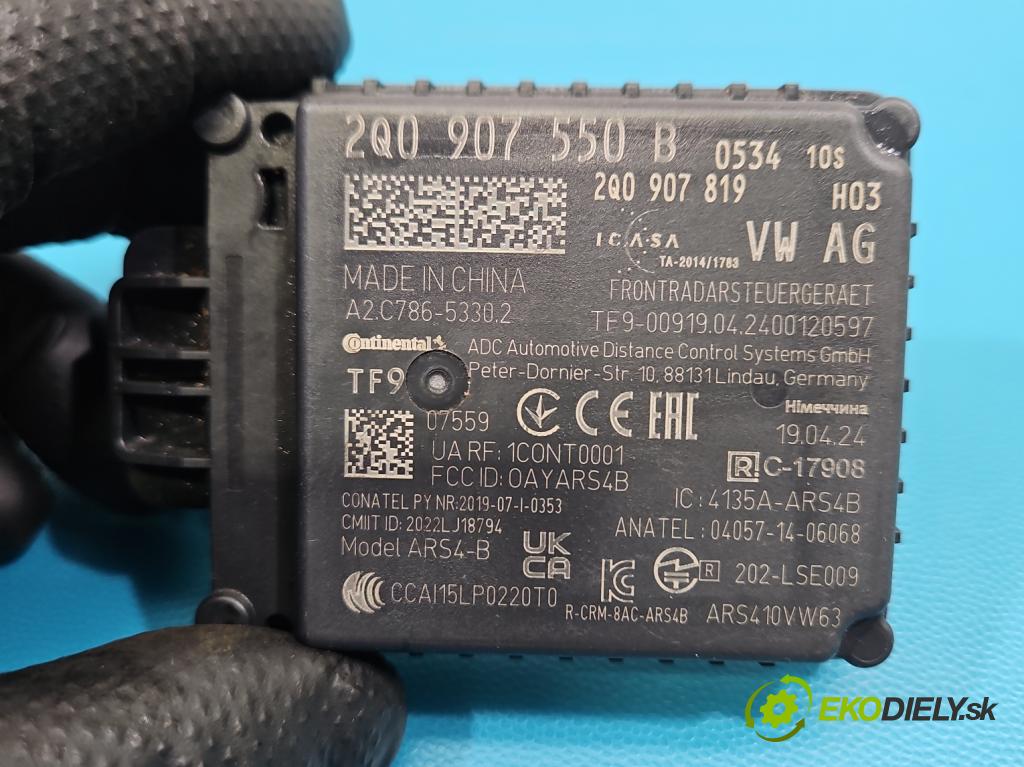 Skoda Kamiq 1.0 TSI 116 hp automatic 85 kW 999 cm3 5- řídící jednotka 2Q0907550B